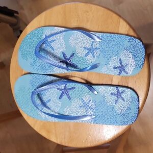 Pool, Shower, Beach Sandals Blue